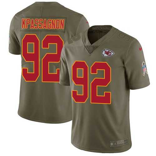 Nike Chiefs 92 Tanoh Kpassagnon Olive Salute To Service Limited Jersey Dzhi,We sell and wholesale Nike Chiefs 92 Tanoh Kpassagnon Olive Salute To Service Limited Jersey Dzhi on line form chian!